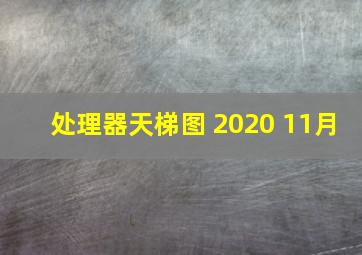 处理器天梯图 2020 11月